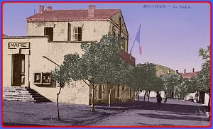 BOUSFER ANNEES 40 LA MAIRIE